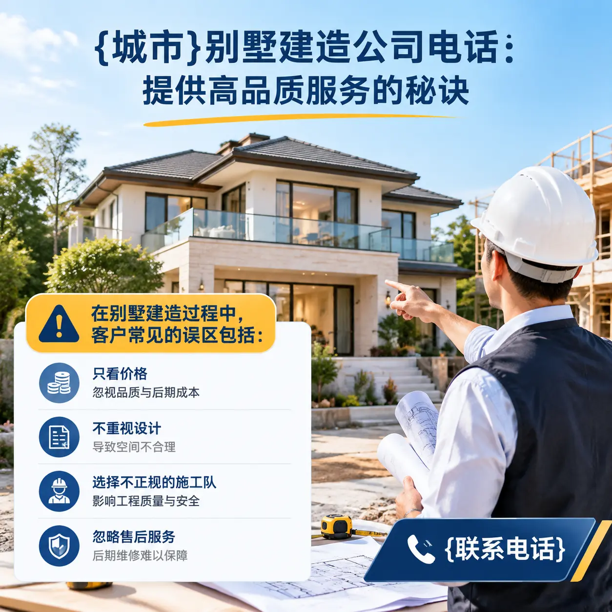 务川别墅建造公司电话：提供高品质服务的秘诀