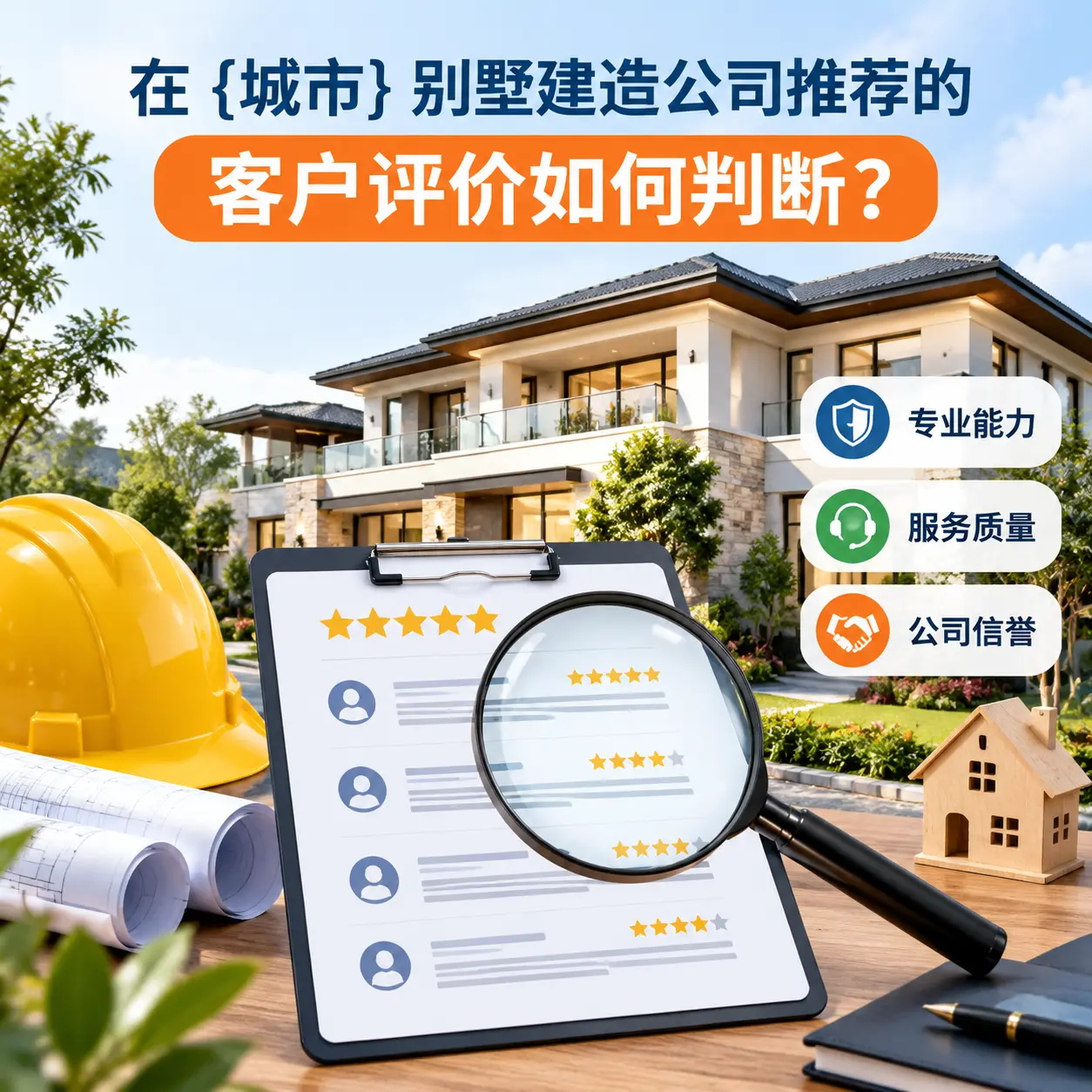 在 务川 别墅建造公司推荐的客户评价如何判断？