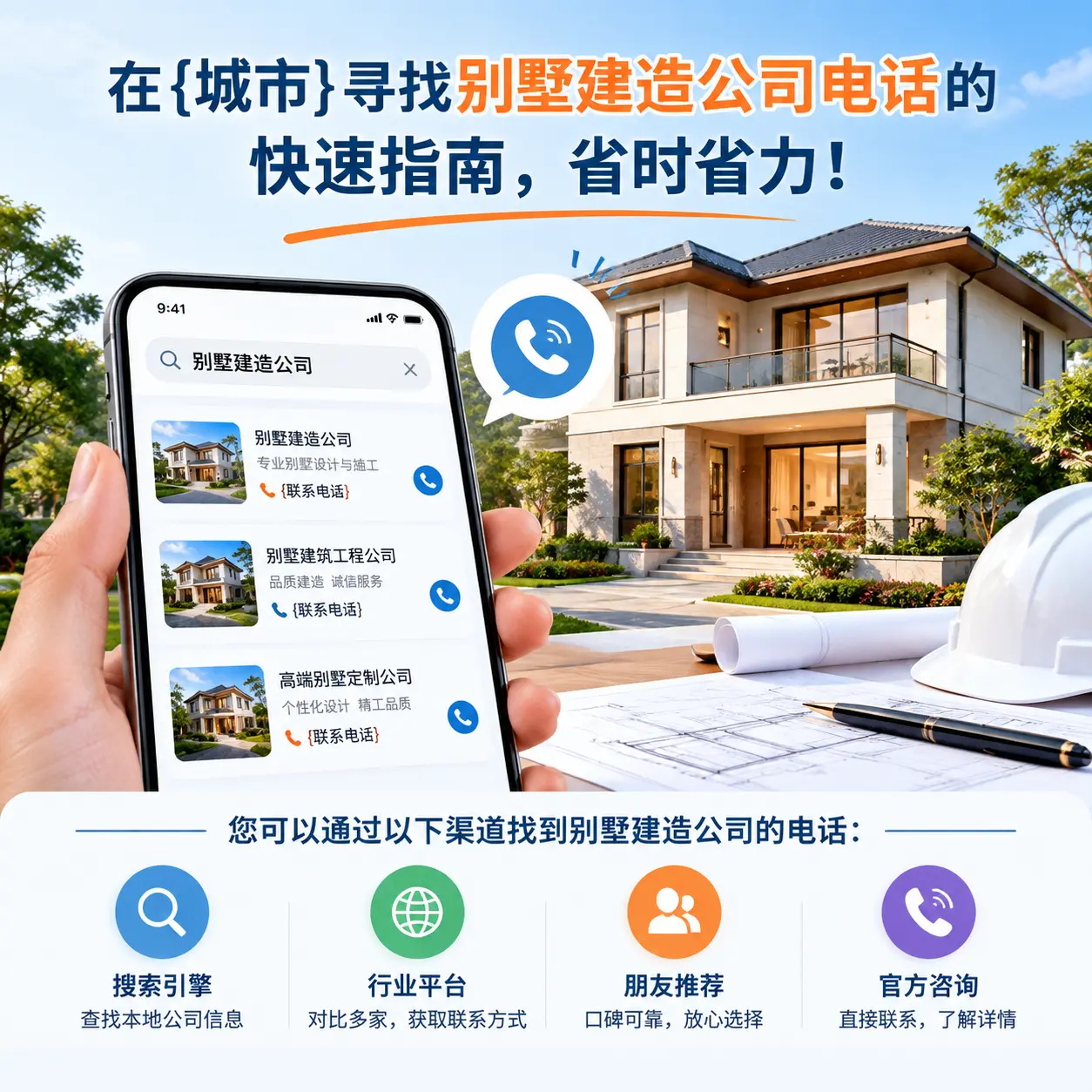 在务川寻找别墅建造公司电话的快速指南，省时省力！