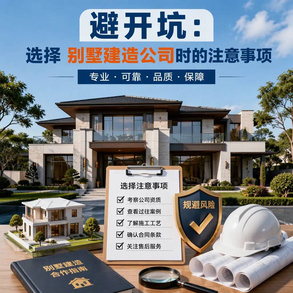避开坑:选择 务川 别墅建造公司时的注意事项