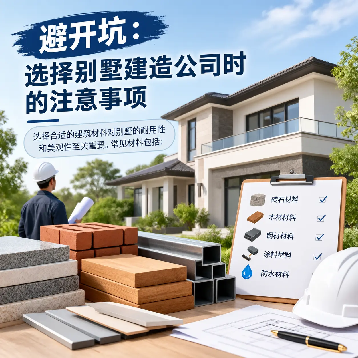 避开坑:选择 务川 别墅建造公司时的注意事项