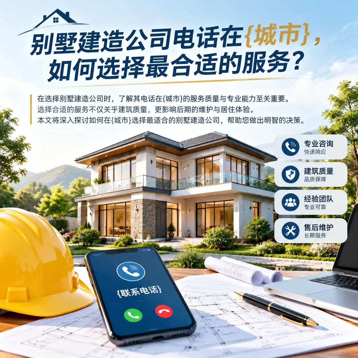 别墅建造公司电话在务川，如何选择最合适的服务？