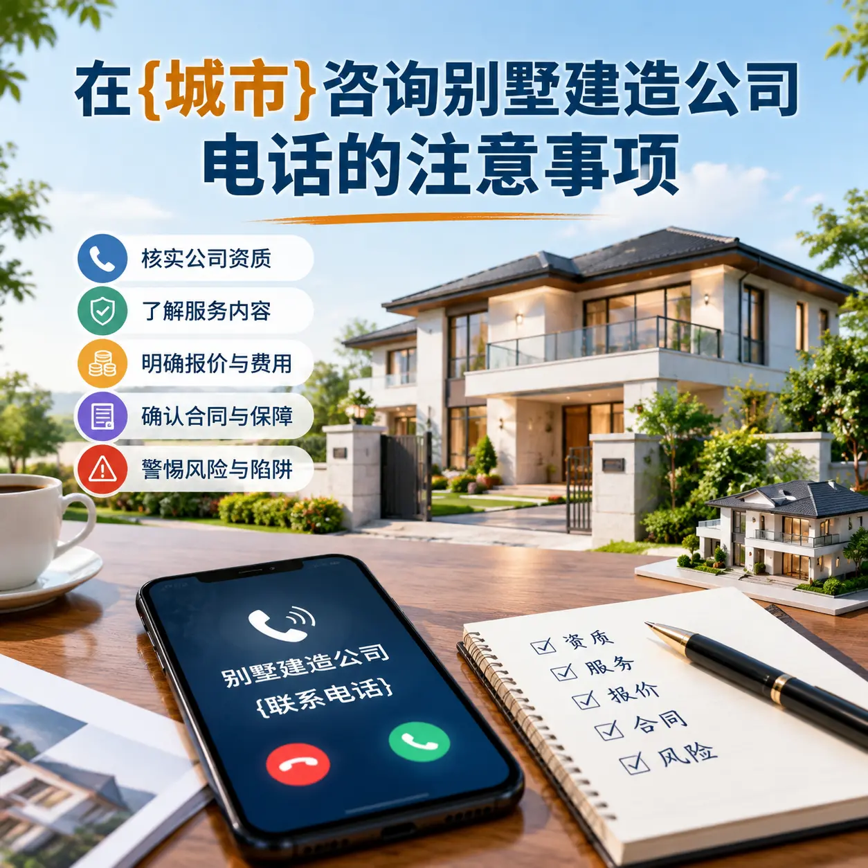 在务川咨询别墅建造公司电话的注意事项