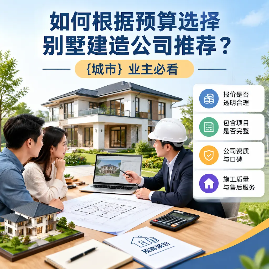 如何根据预算选择别墅建造公司推荐？ 务川 业主必看
